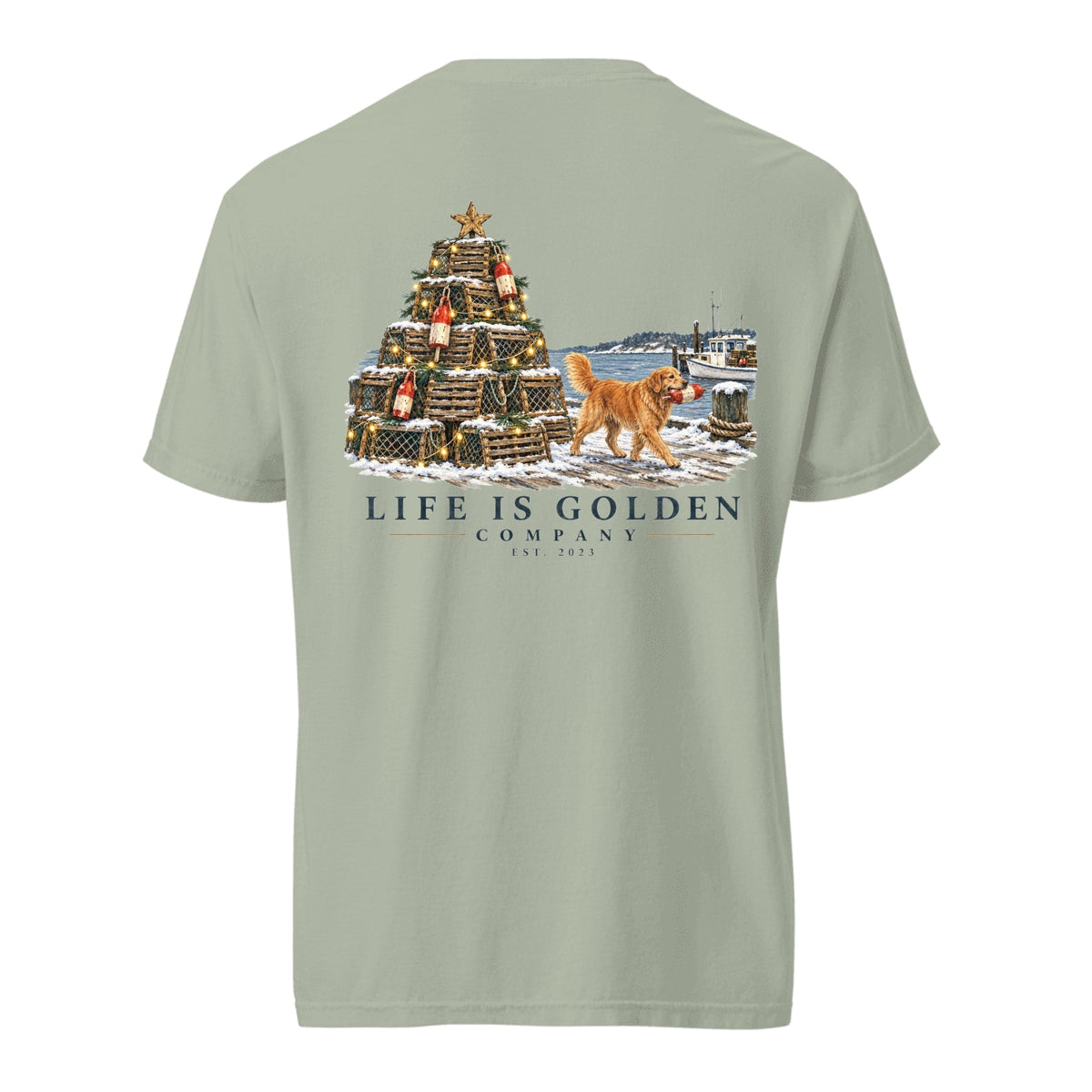Buoy Borrower Heavyweight Tee — Bay