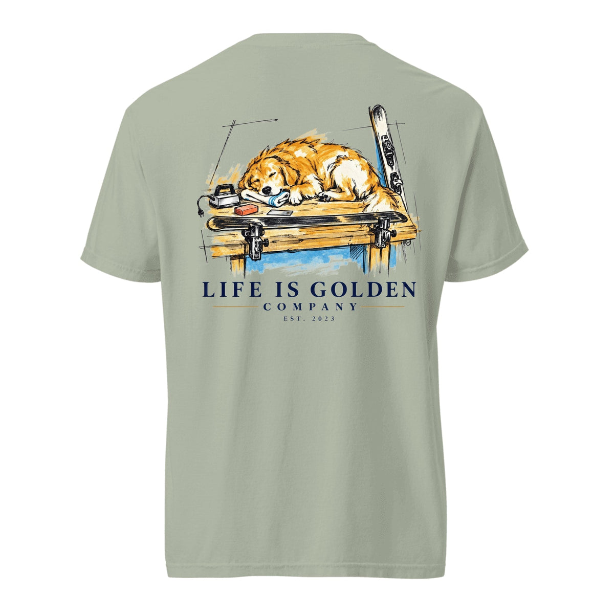 Tuning Break Heavyweight Tee — Bay