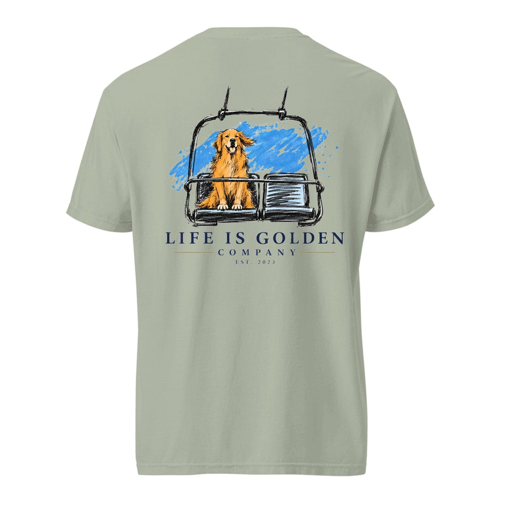 One More Lap Heavyweight Tee — Bay