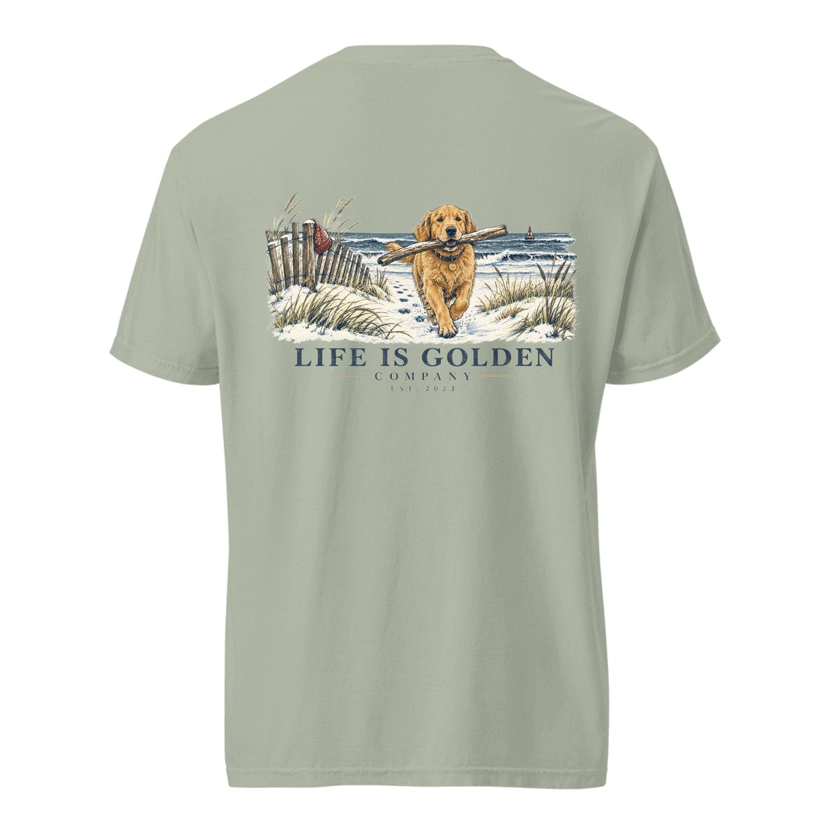 Driftwood Fetch Heavyweight Tee — Bay