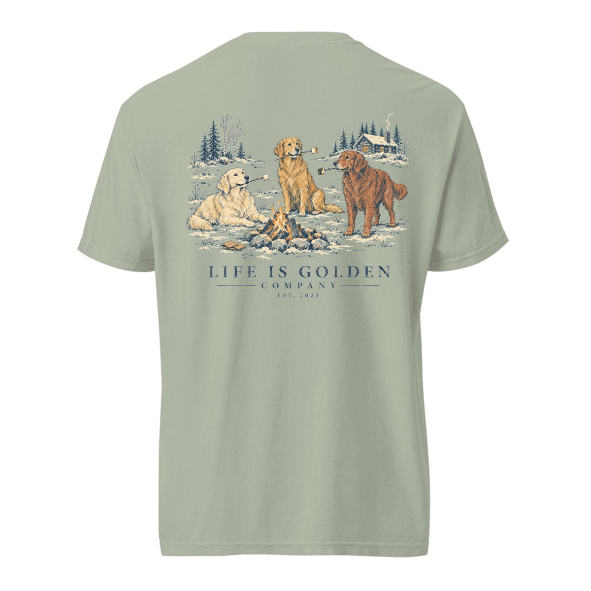 Toasted Goldens Heavyweight Tee — Bay