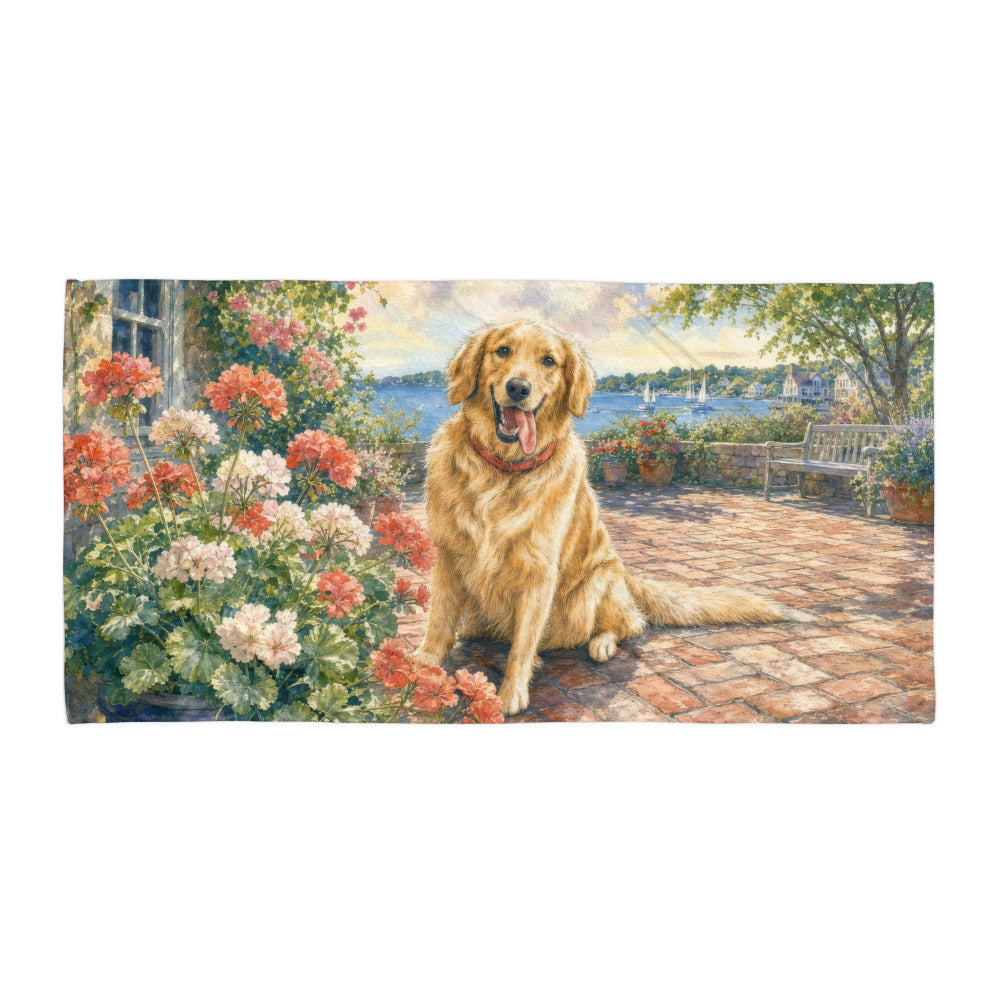 Custom #15522 II Beach Towel — White