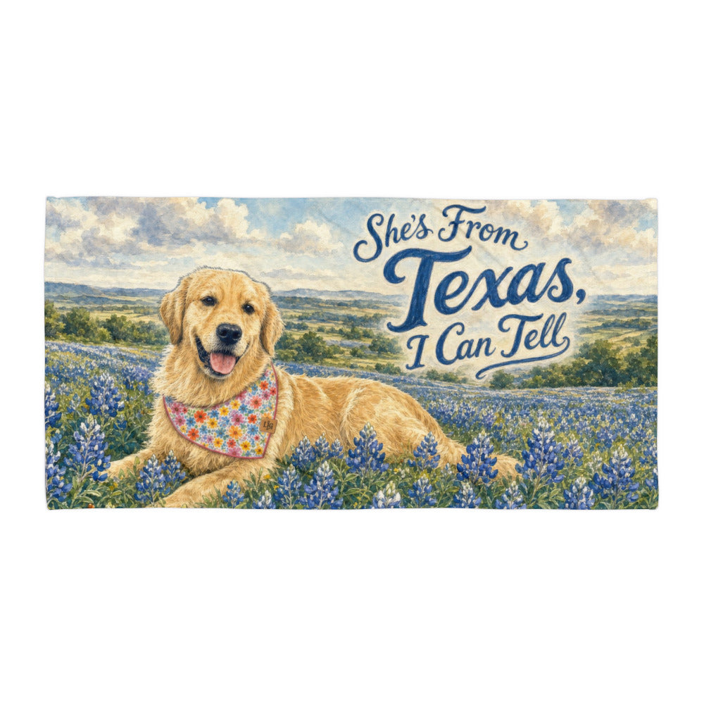 Custom #15729 II Beach Towel — White