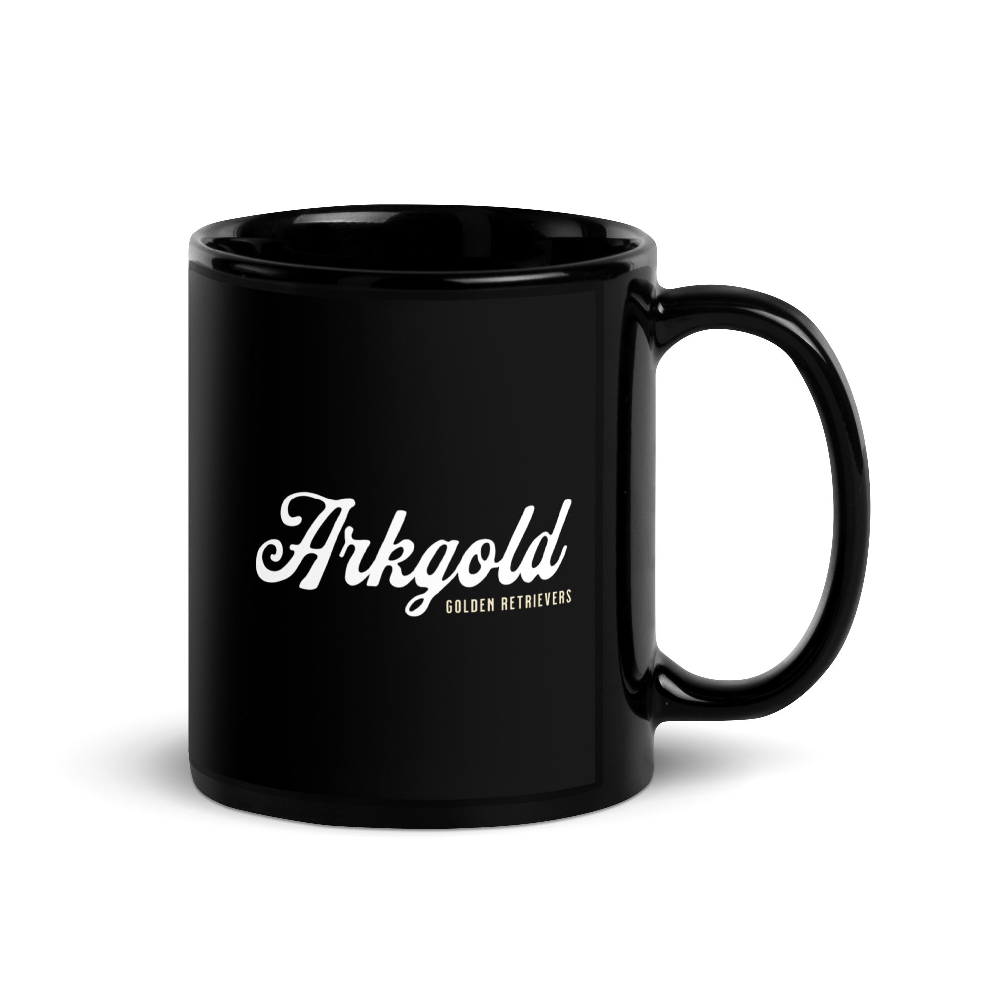 Arkgold Black Glossy Mug