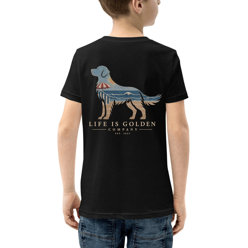 The Beach Day Golden Youth Tee