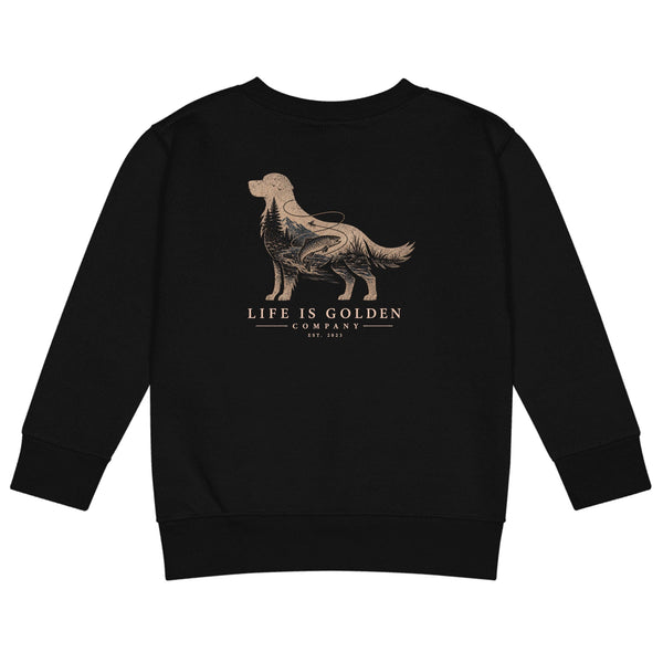 The Riverbend Golden Kids Crewneck