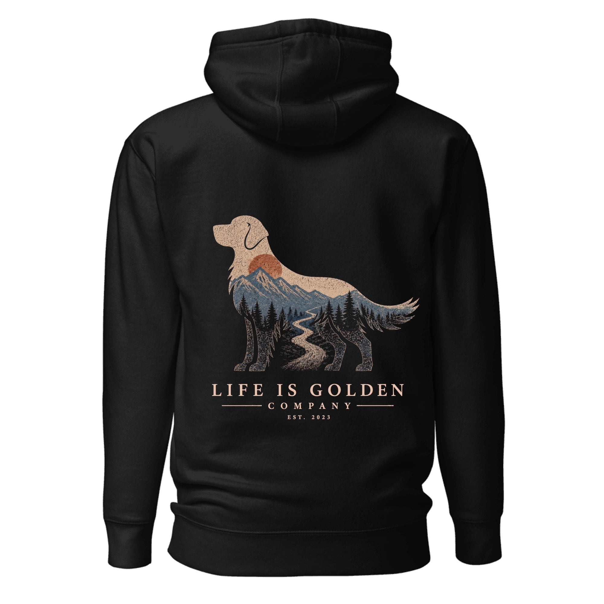 The High Country Golden Hoodie — Black