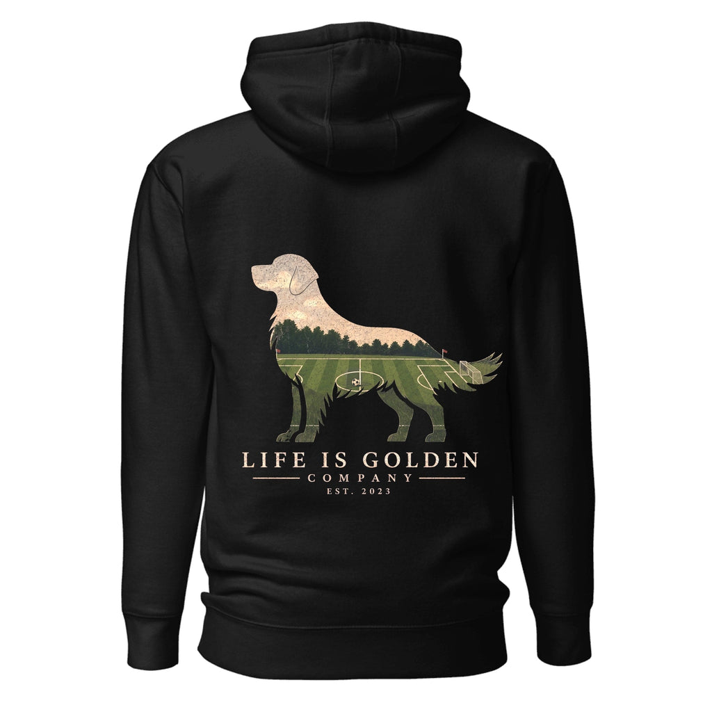 The Match Day Golden Hoodie — Black