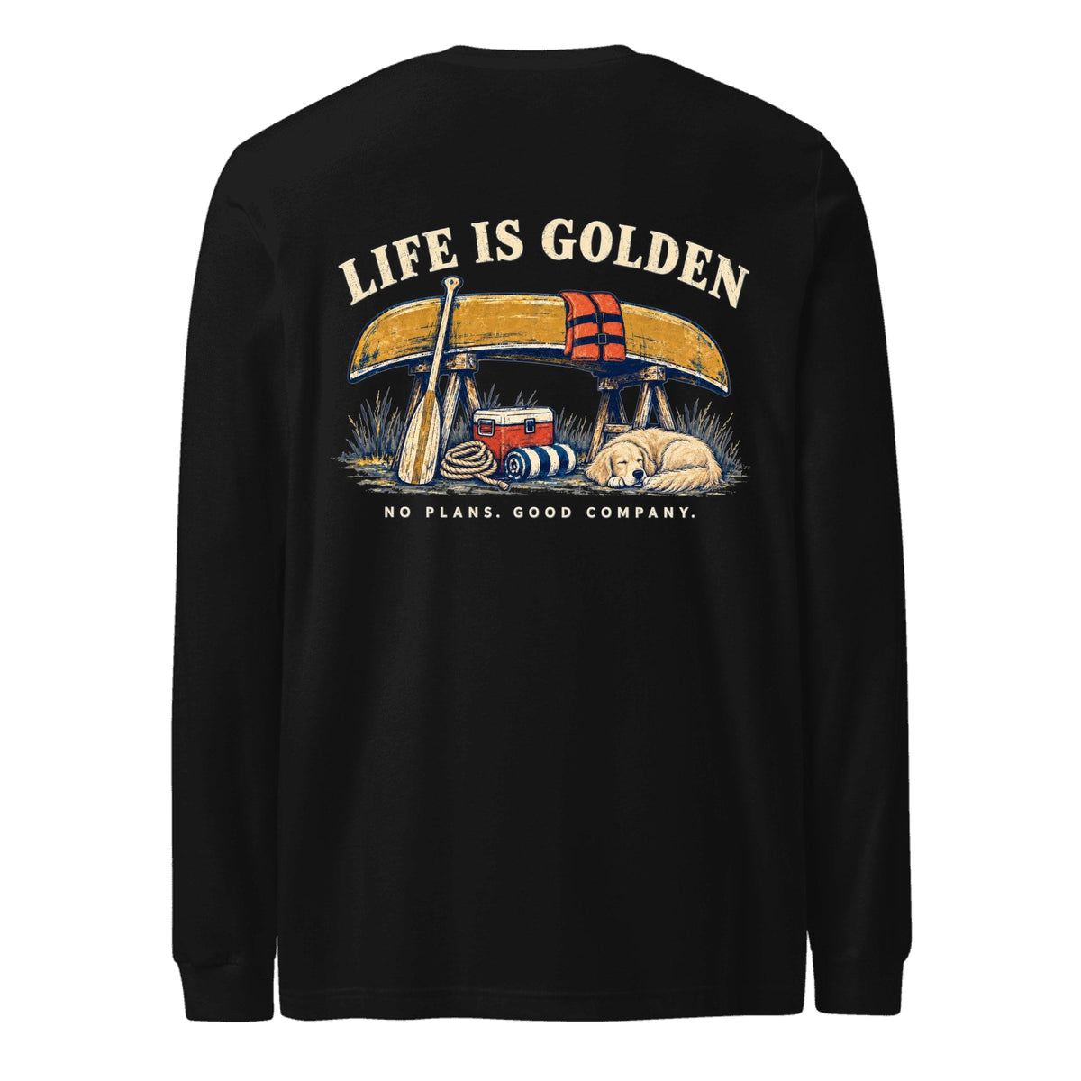 Canoe Camp Long-Sleeve — Black