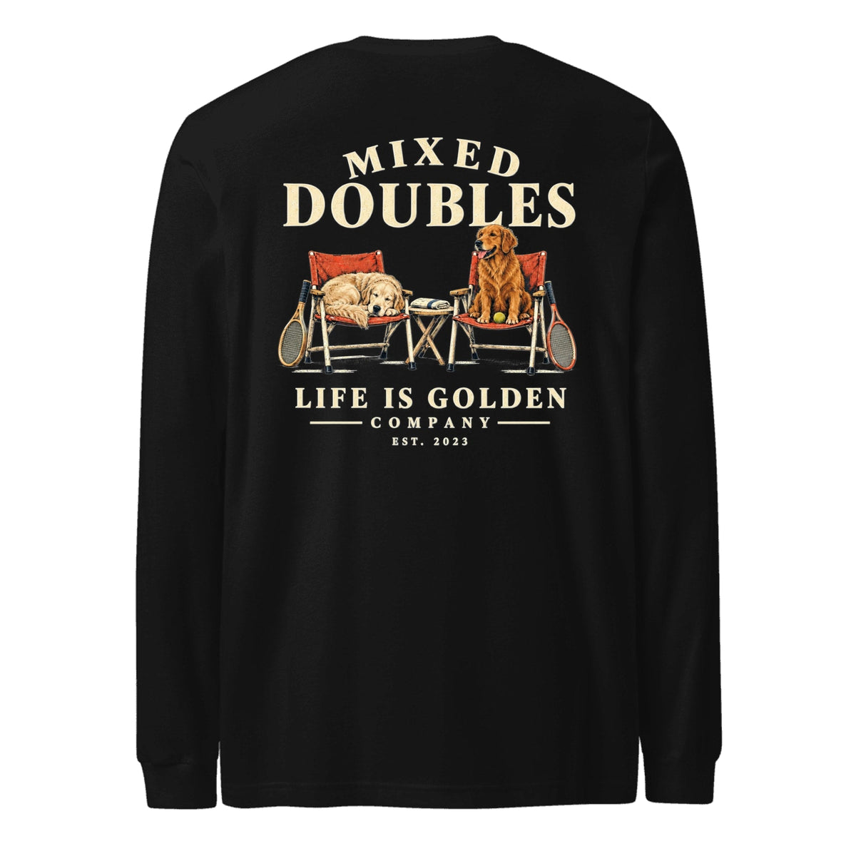 Mixed Doubles Long-Sleeve — Black