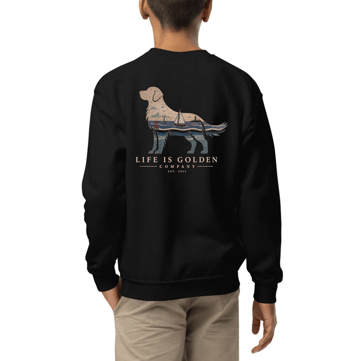 The Harborside Golden Youth Crewneck