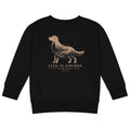 The Riverbend Golden Little Kids Crew — Black