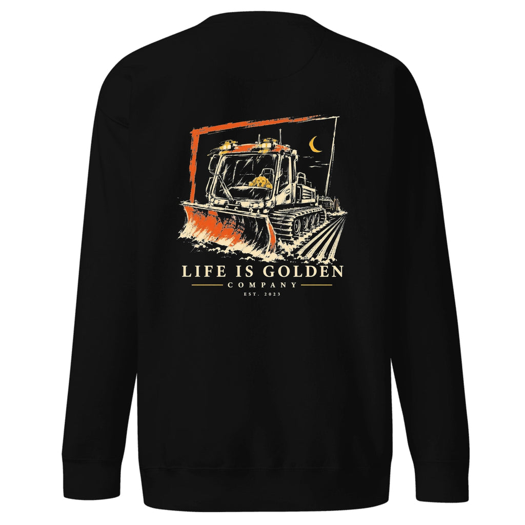 Corduroy Crew Crewneck — Black