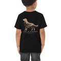 The Riverbend Golden Toddler Tee — Black