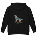 The Beach Day Golden II Toddler Hoodie — Black