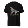 The Beach Day Golden Tee — Heavyweight Tee — Black