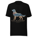 The Beach Day Golden Tee — Black