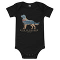 The Beach Day Golden Onesie — Black