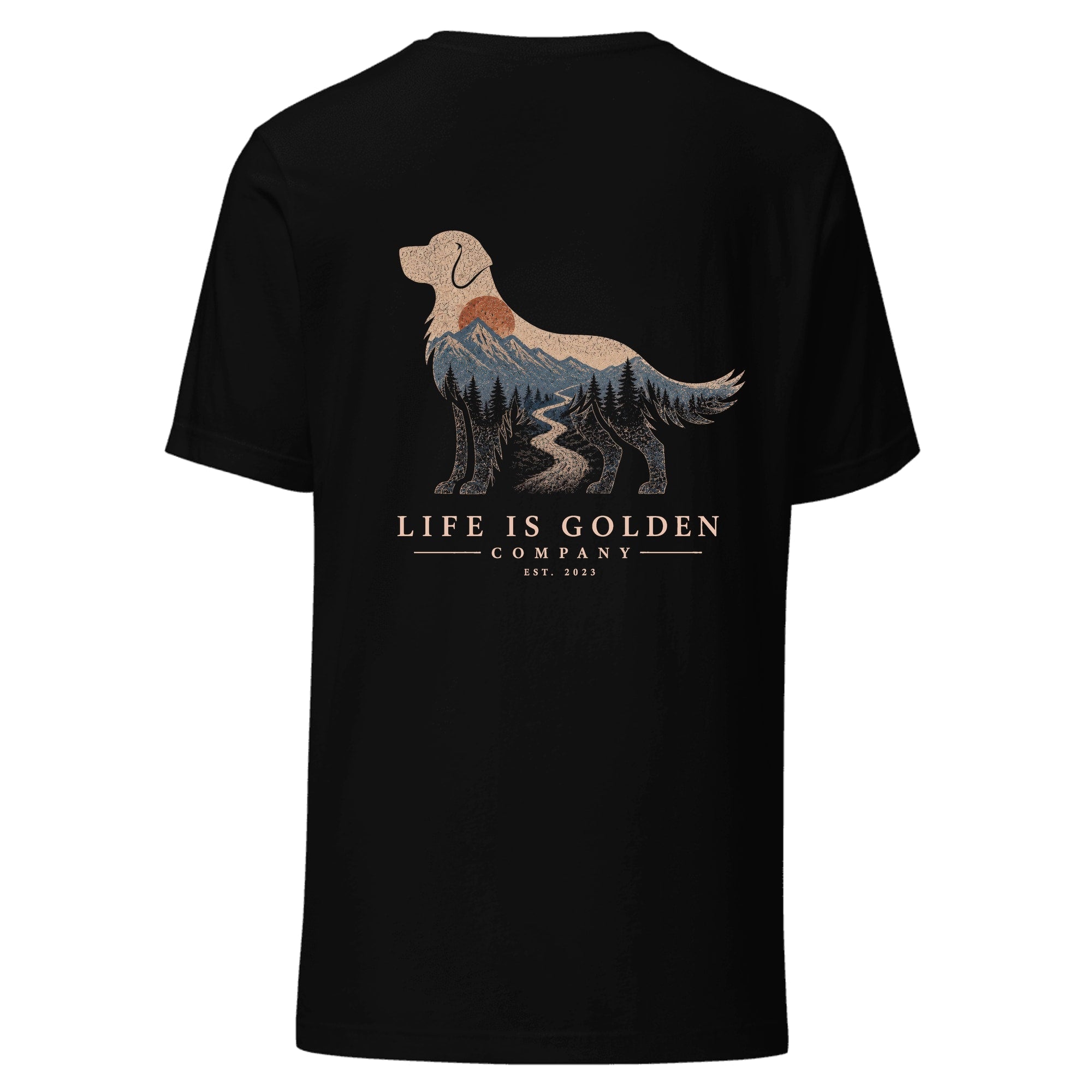 The High Country Golden Tee — Black Heather