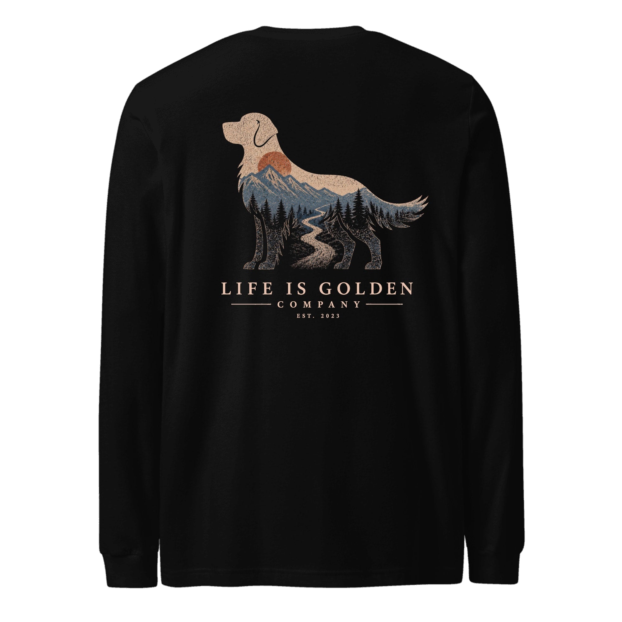 The High Country Golden Long Sleeve — Black Heather