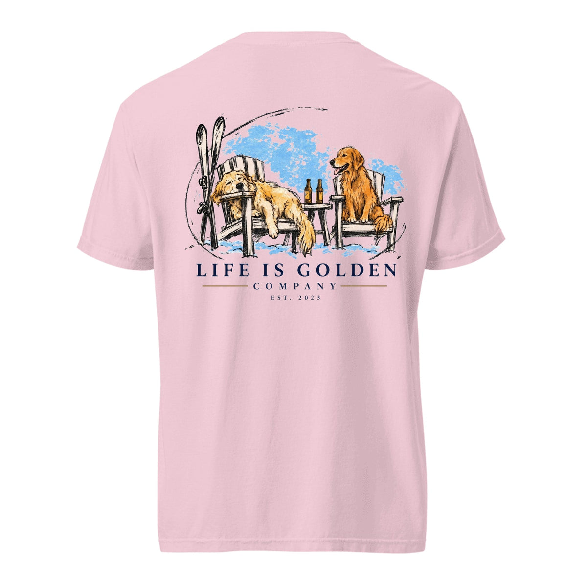 Last Chair Heavyweight Tee — Blossom