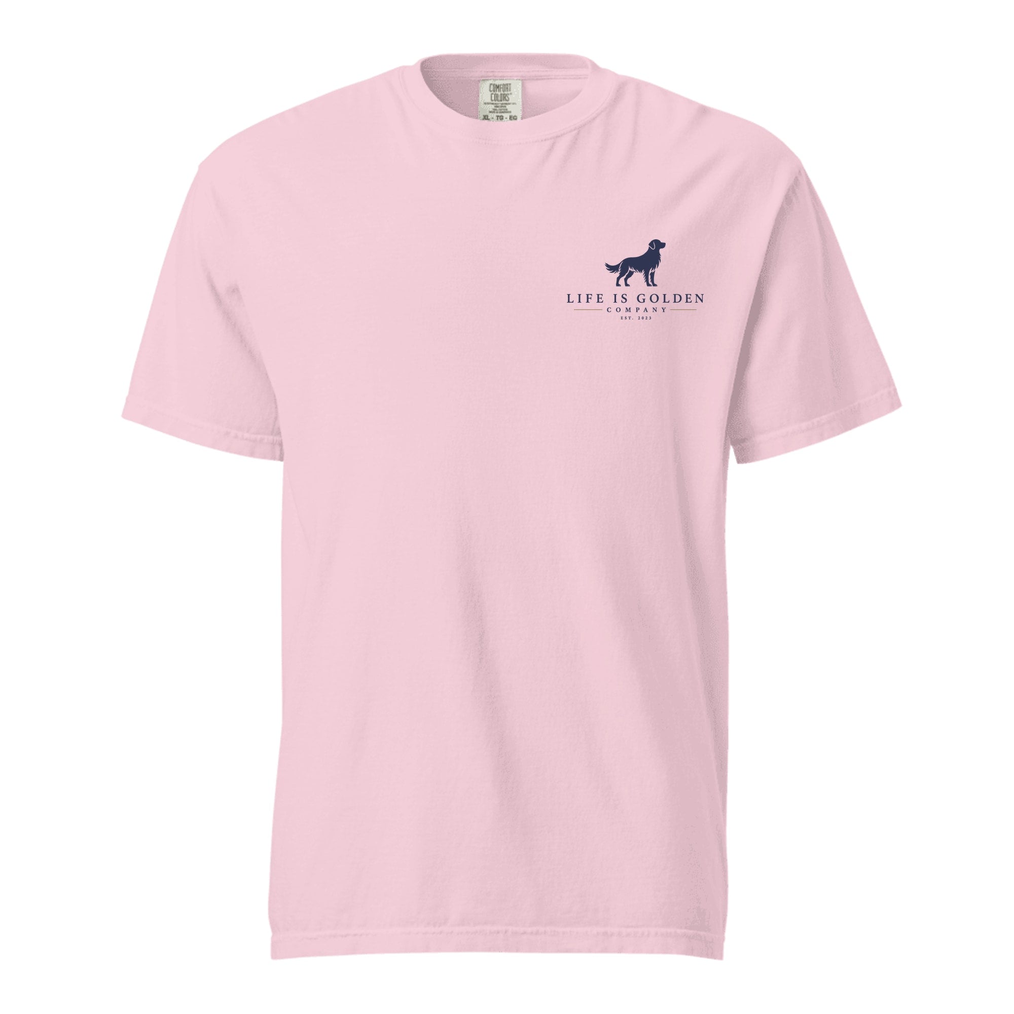 The Friday Night Lights Heavyweight Tee — Blossom (front)