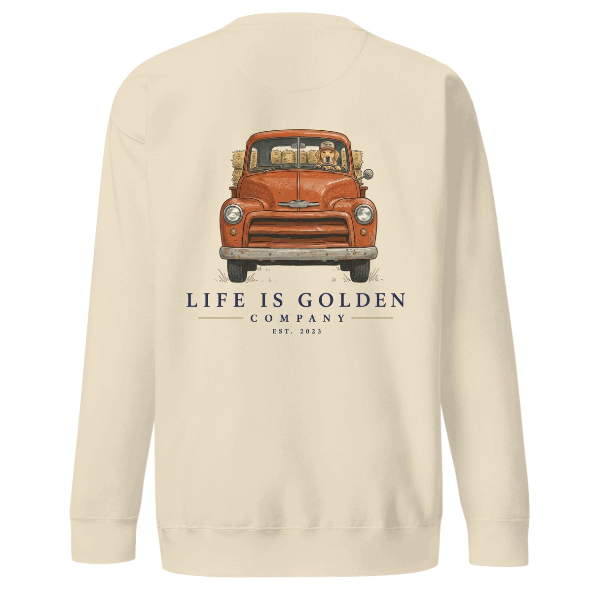 The Barn Chore Crewneck — Bone