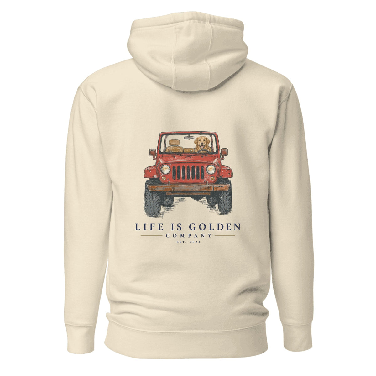 The Top-Down Run Hoodie — Bone