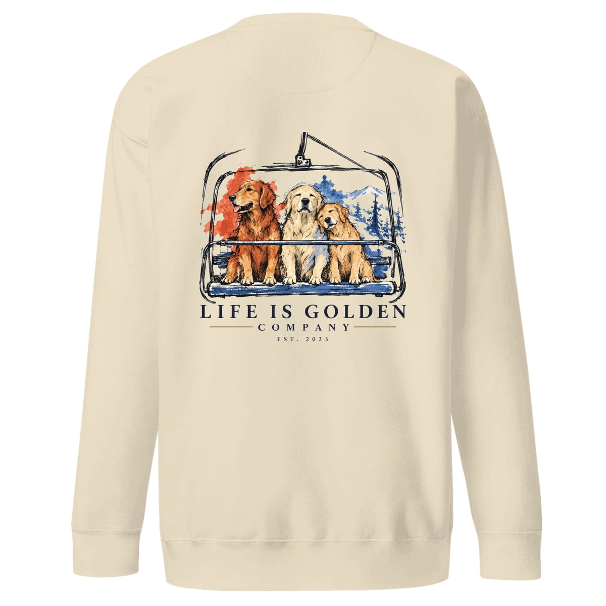 Singles Line Crewneck — Bone