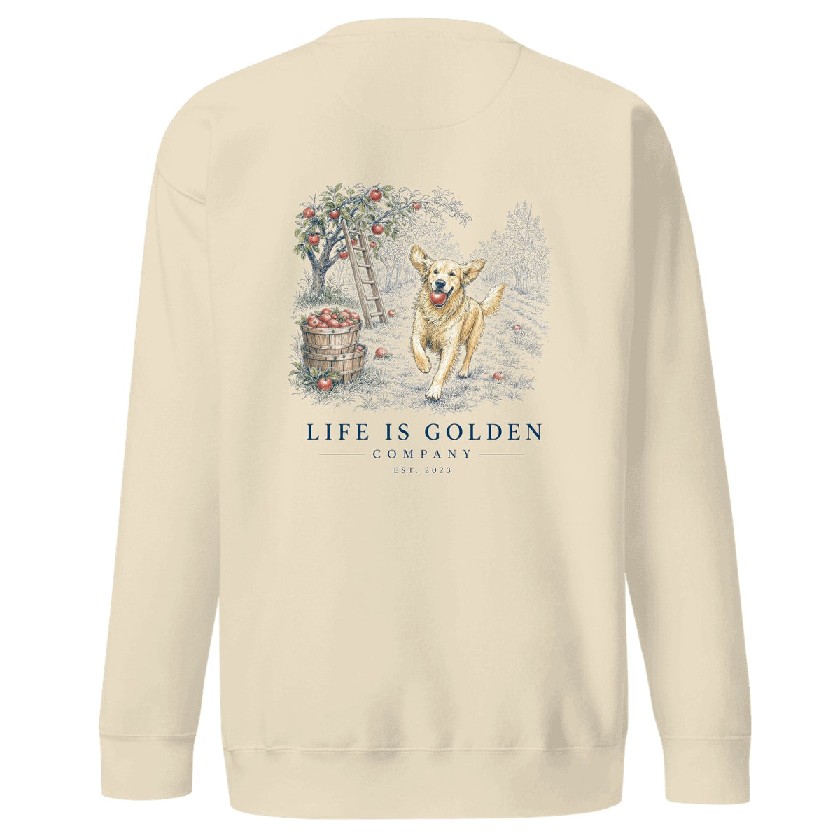 The Orchard Run Crewneck — Bone