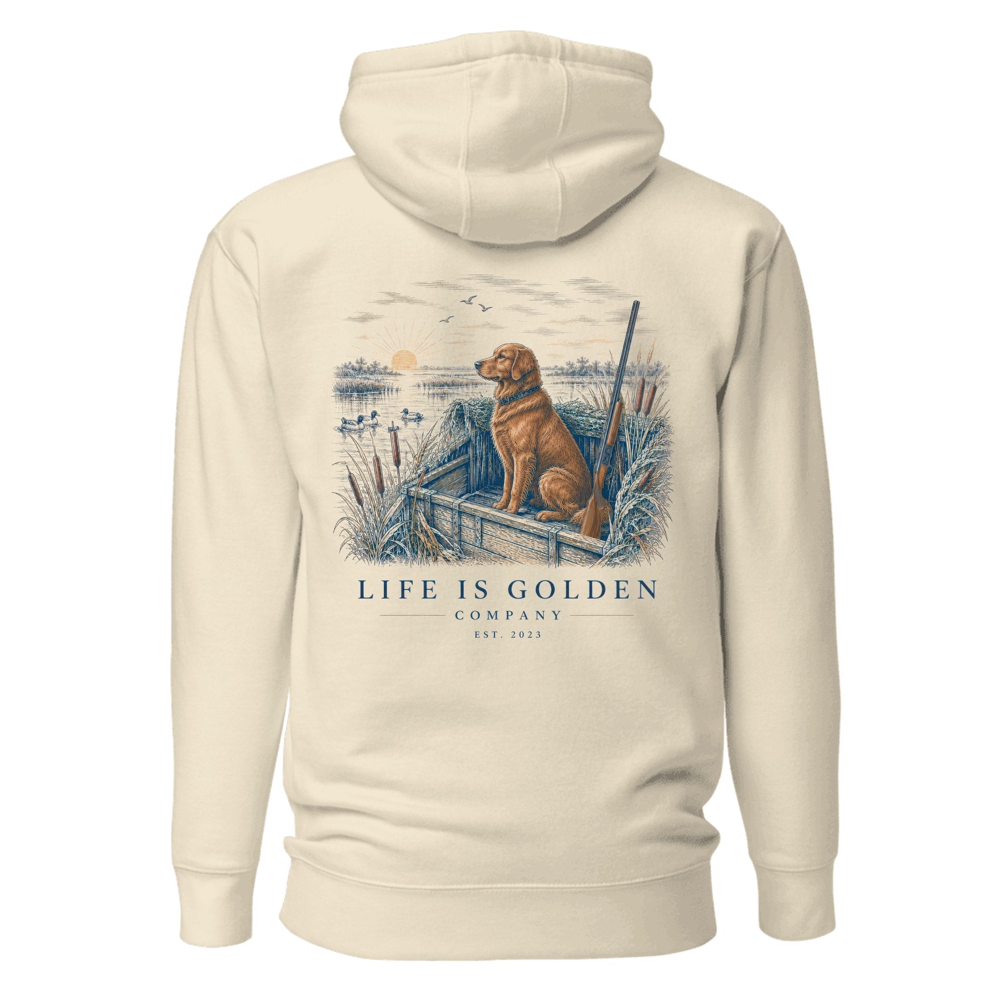 The Hunting Blind Hoodie — Bone