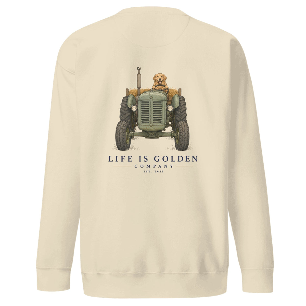 The Hay Haul Crewneck — Bone