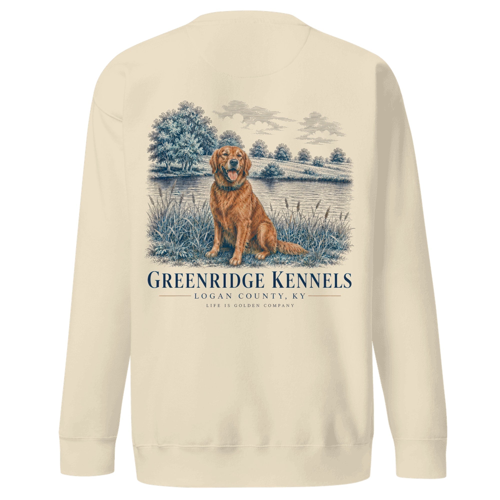 The Still Water Crewneck — Bone