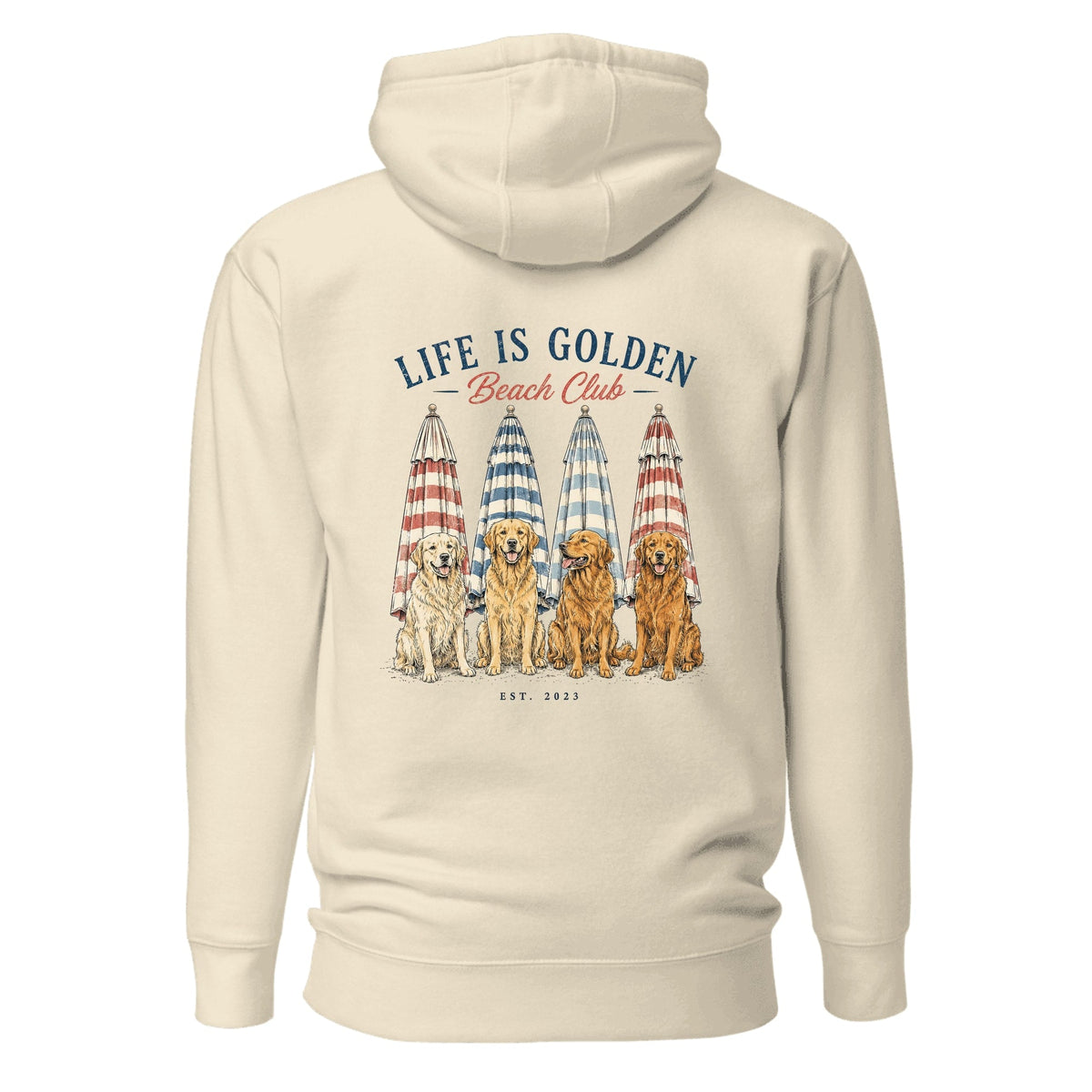 The Umbrella Line Hoodie — Bone