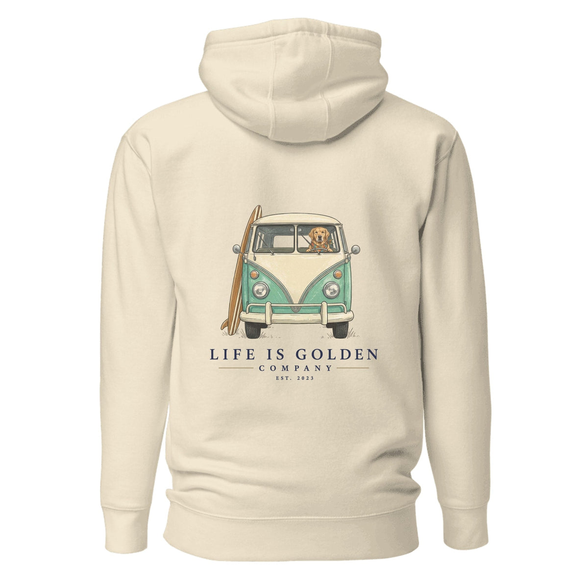 The Board Rider Hoodie — Bone