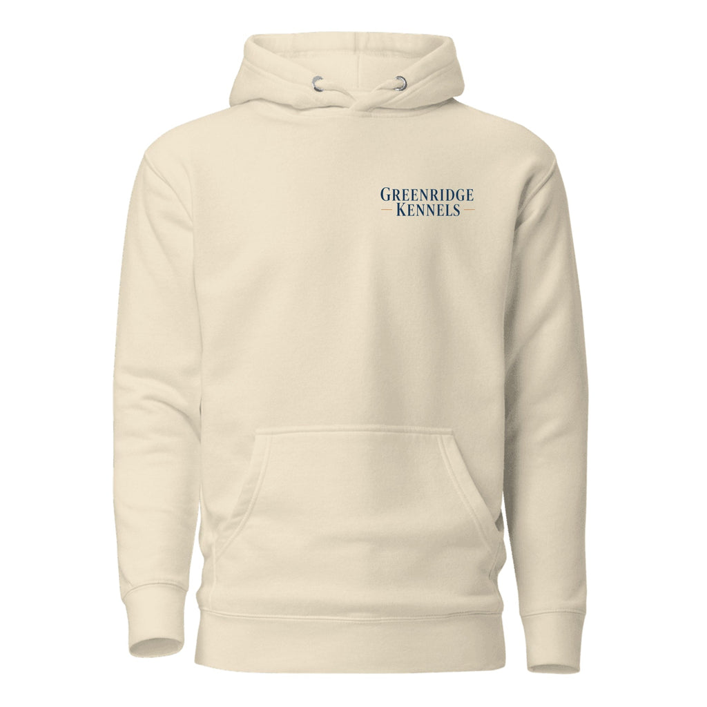 The Still Water Hoodie — Bone (front)