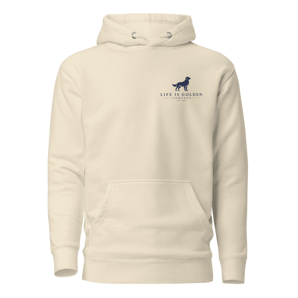 The Barn Chore Hoodie — Bone (front)