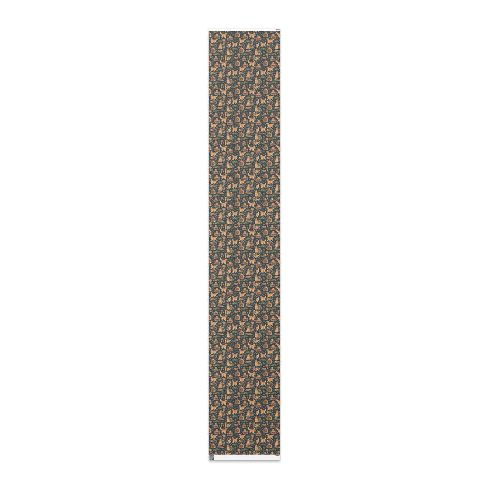 Brewmaster's Christmas Wrapping Paper — the full 15 ft roll