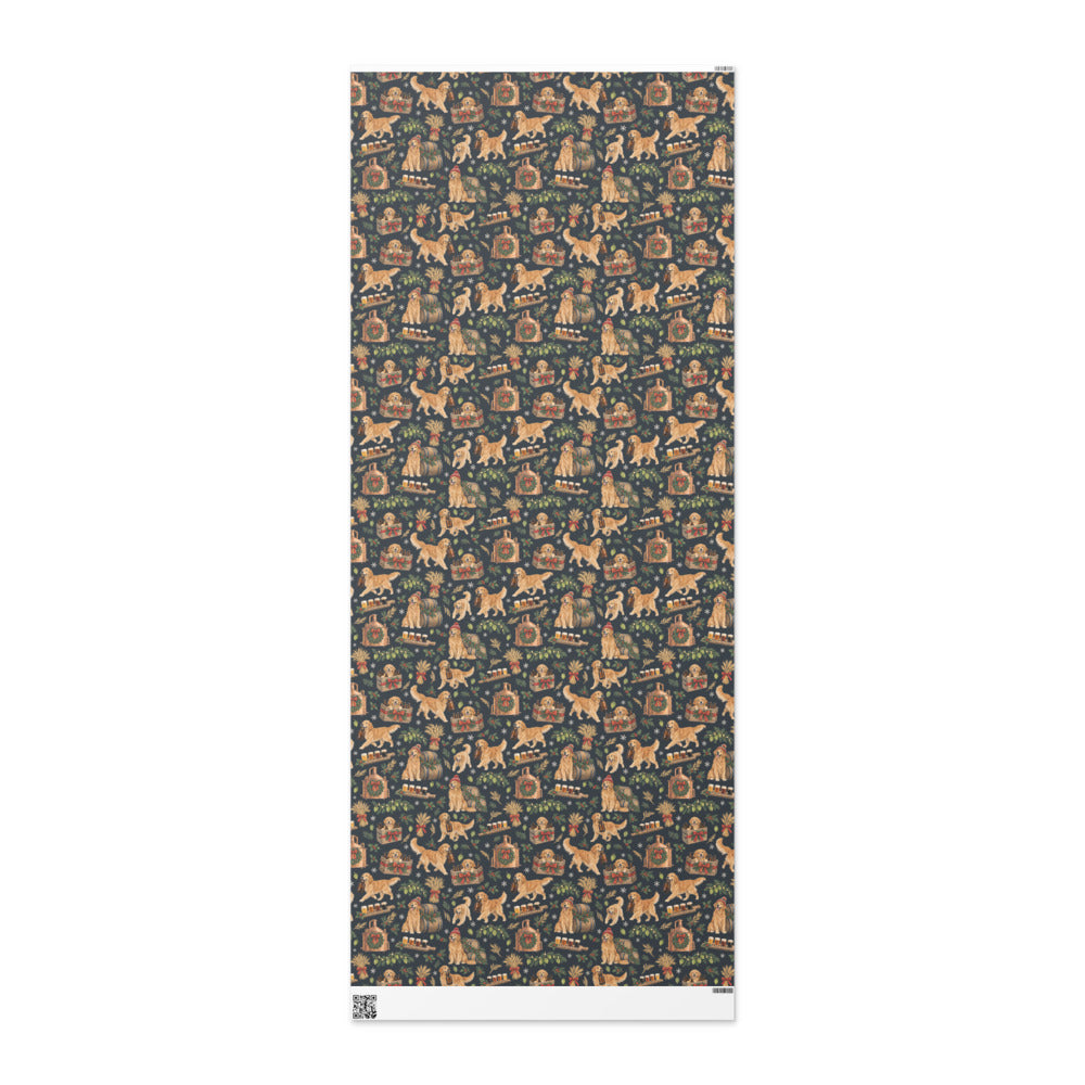 Brewmaster's Christmas Wrapping Paper — the full 6 ft roll
