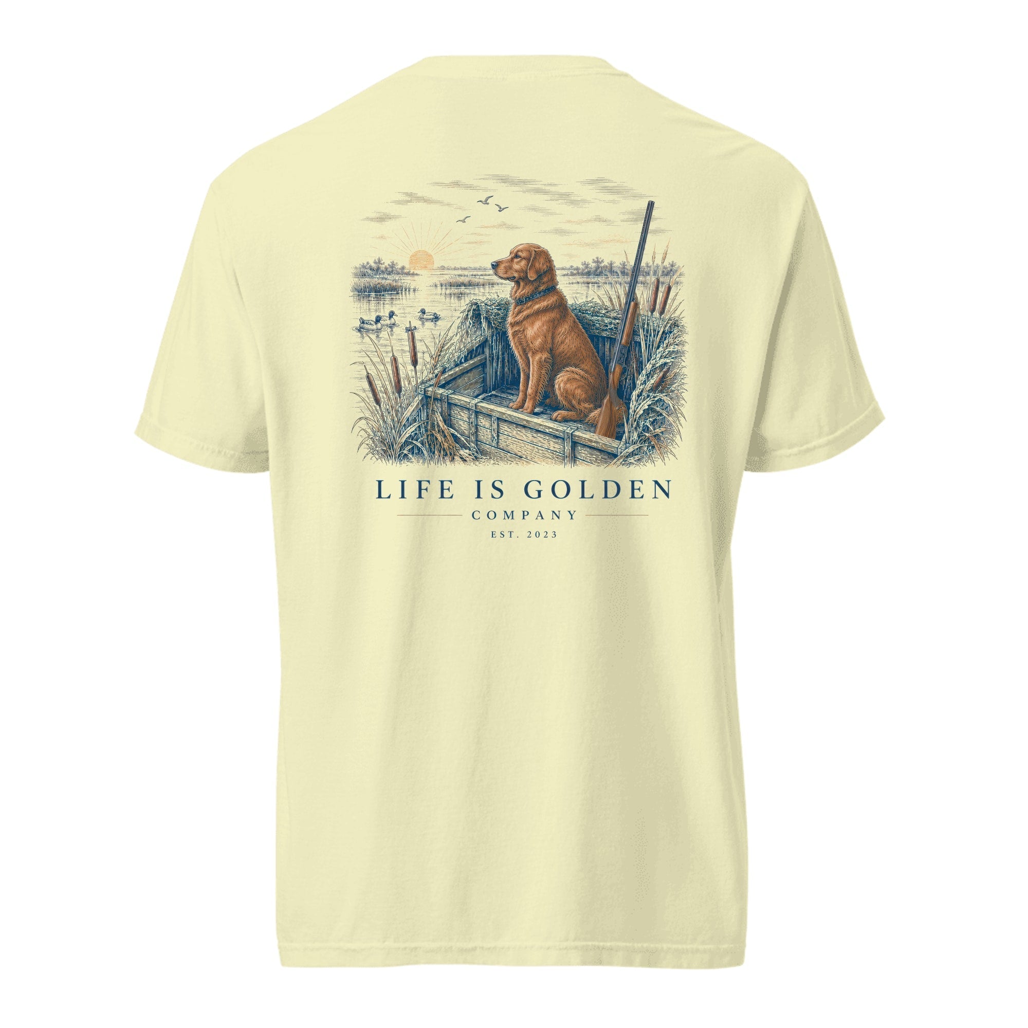 The Hunting Blind Heavyweight Tee — Butter