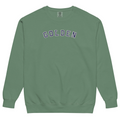 GOLDEN Varsity Washed Crew — Light Green — Light Green