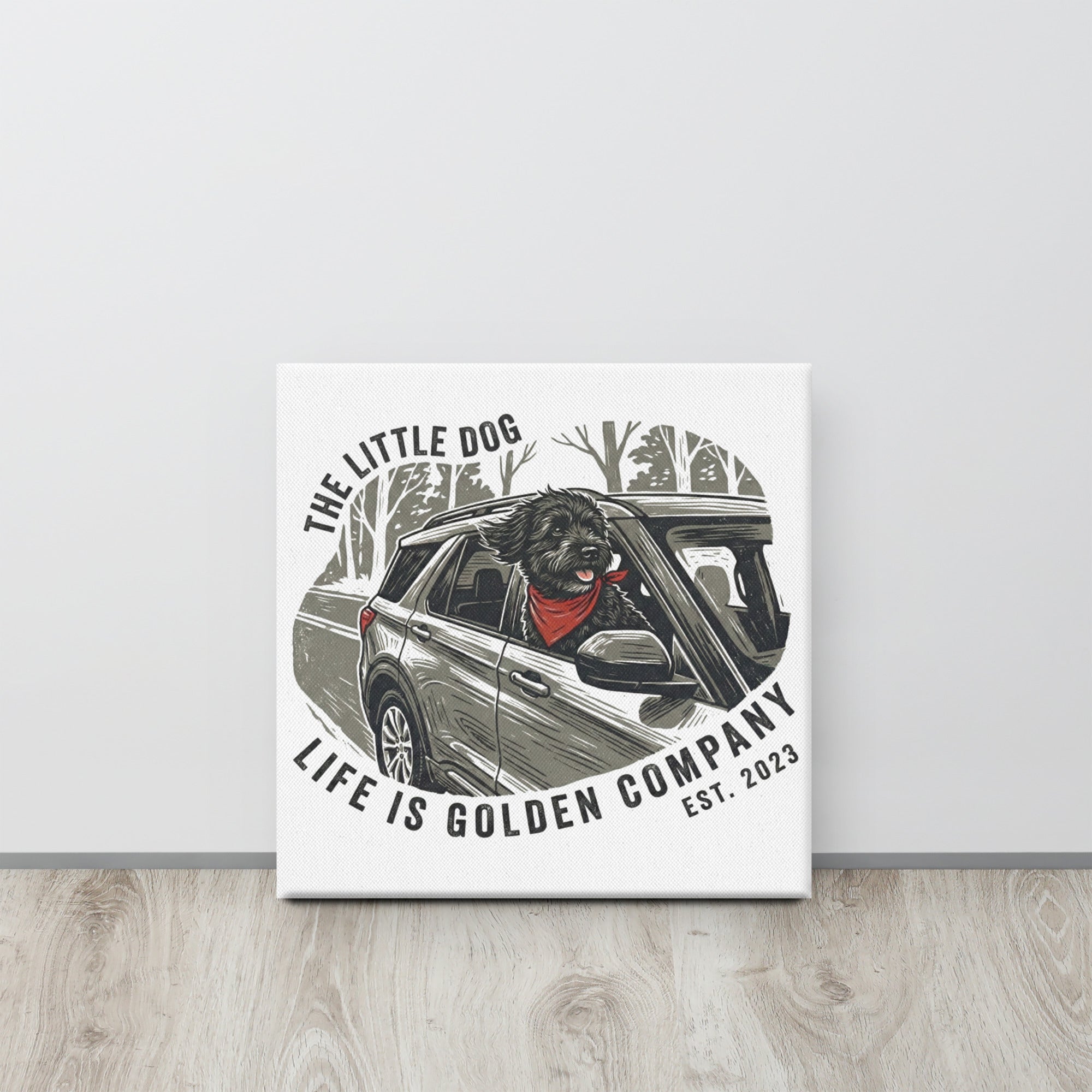 The Little Dog Canvas