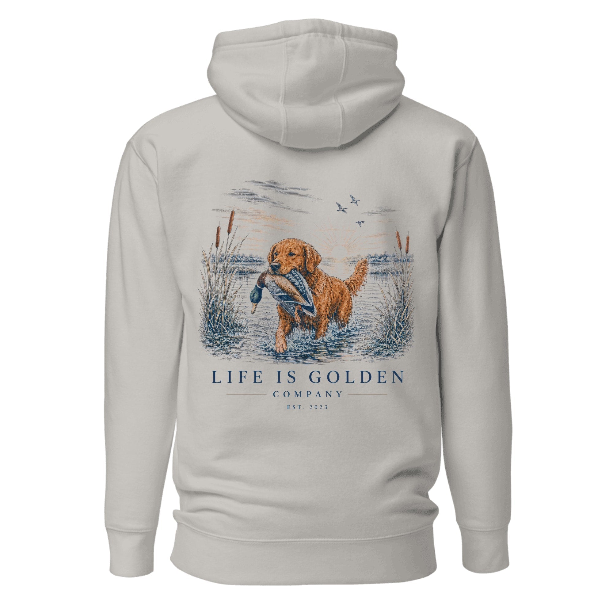 The Marsh Retrieve Hoodie — Carbon Grey