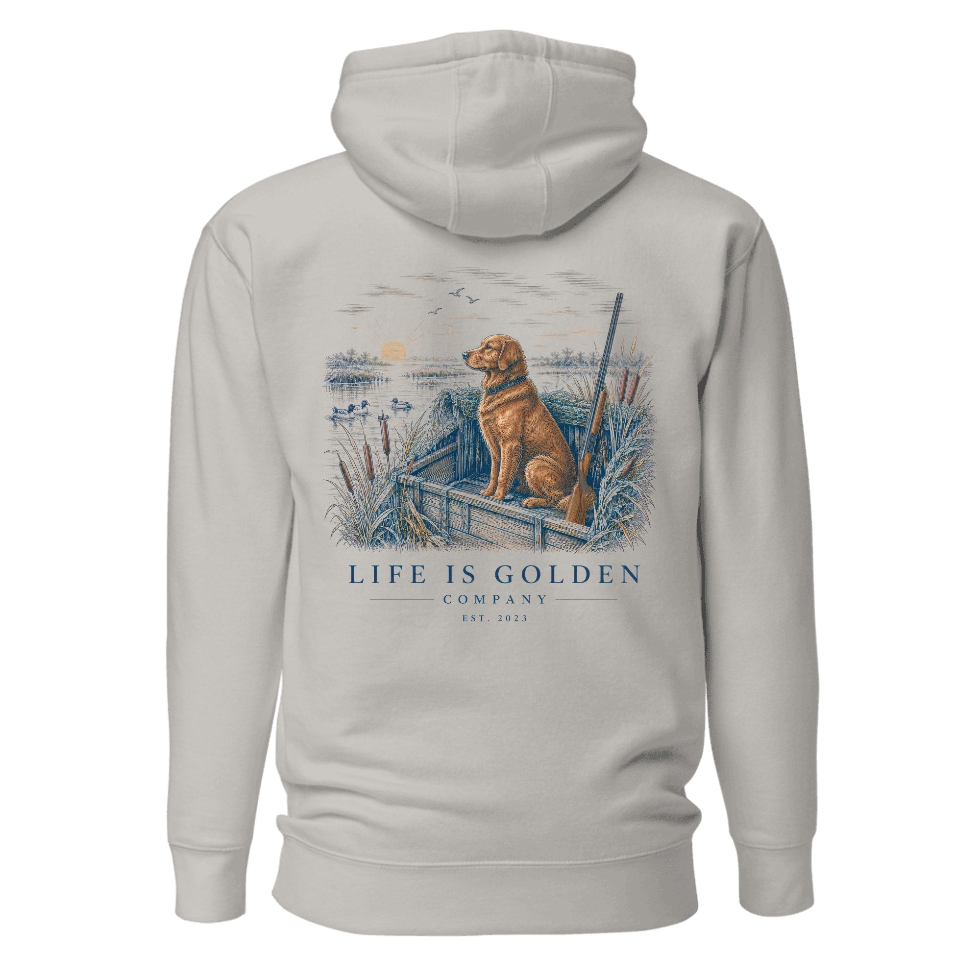 The Hunting Blind Hoodie — Carbon Grey