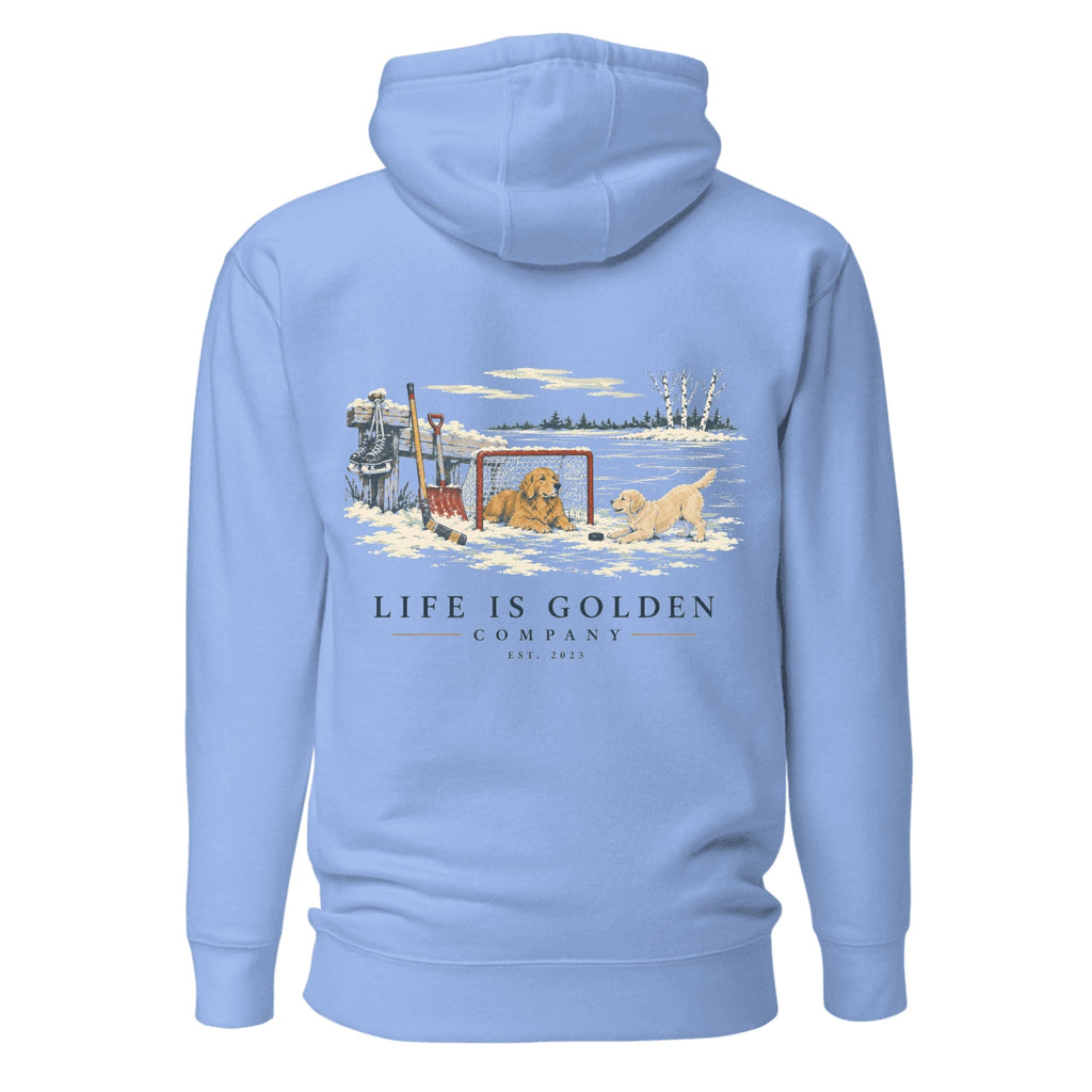 Pondside Intermission Hoodie — Carolina Blue