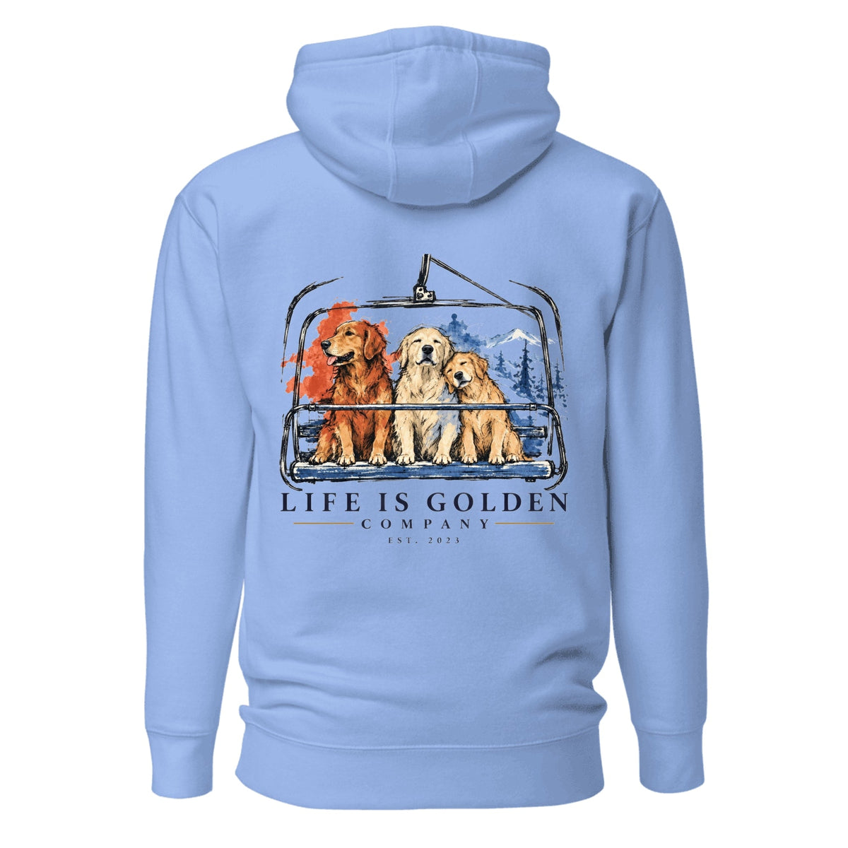 Singles Line Hoodie — Carolina Blue