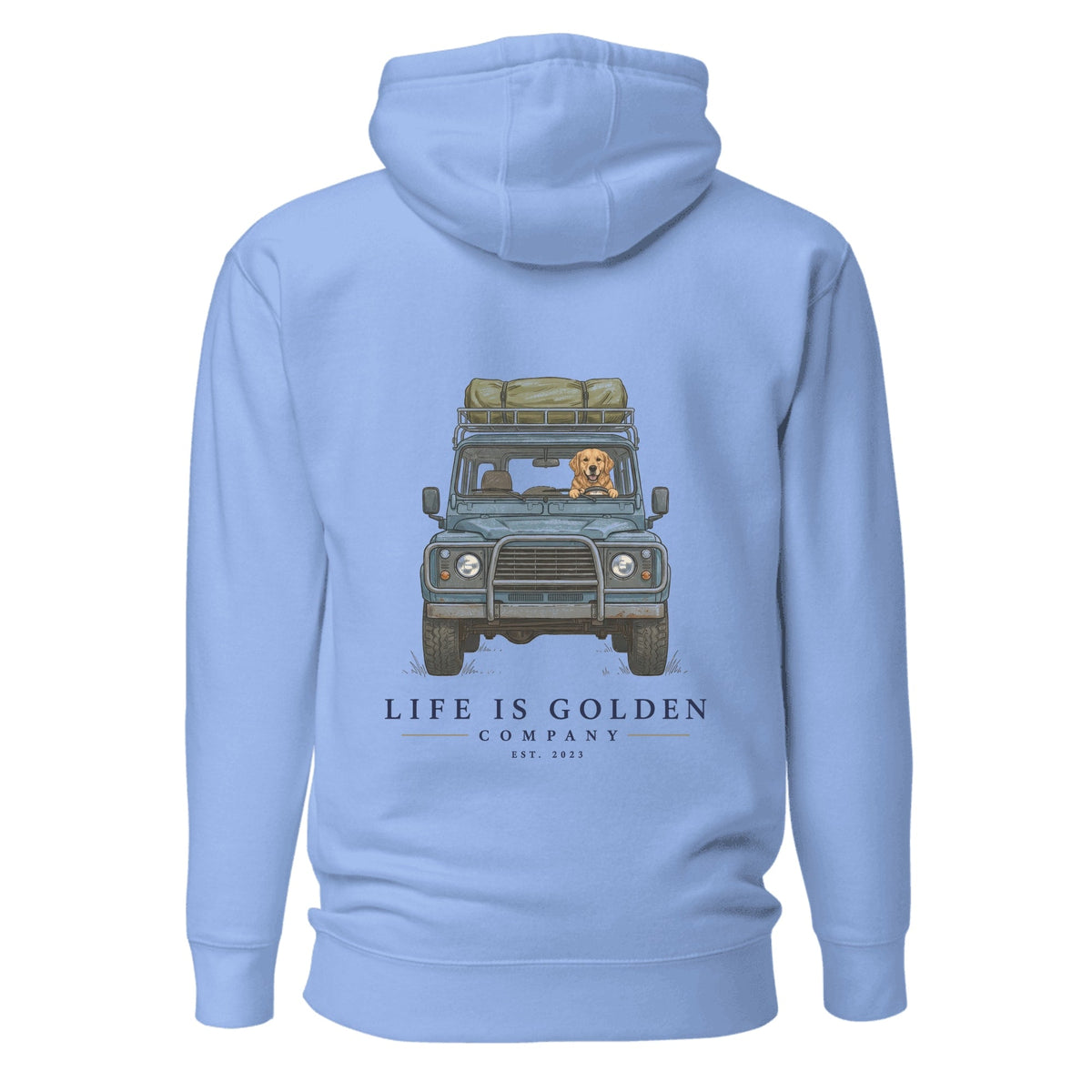 The Base Camp Hoodie — Carolina Blue