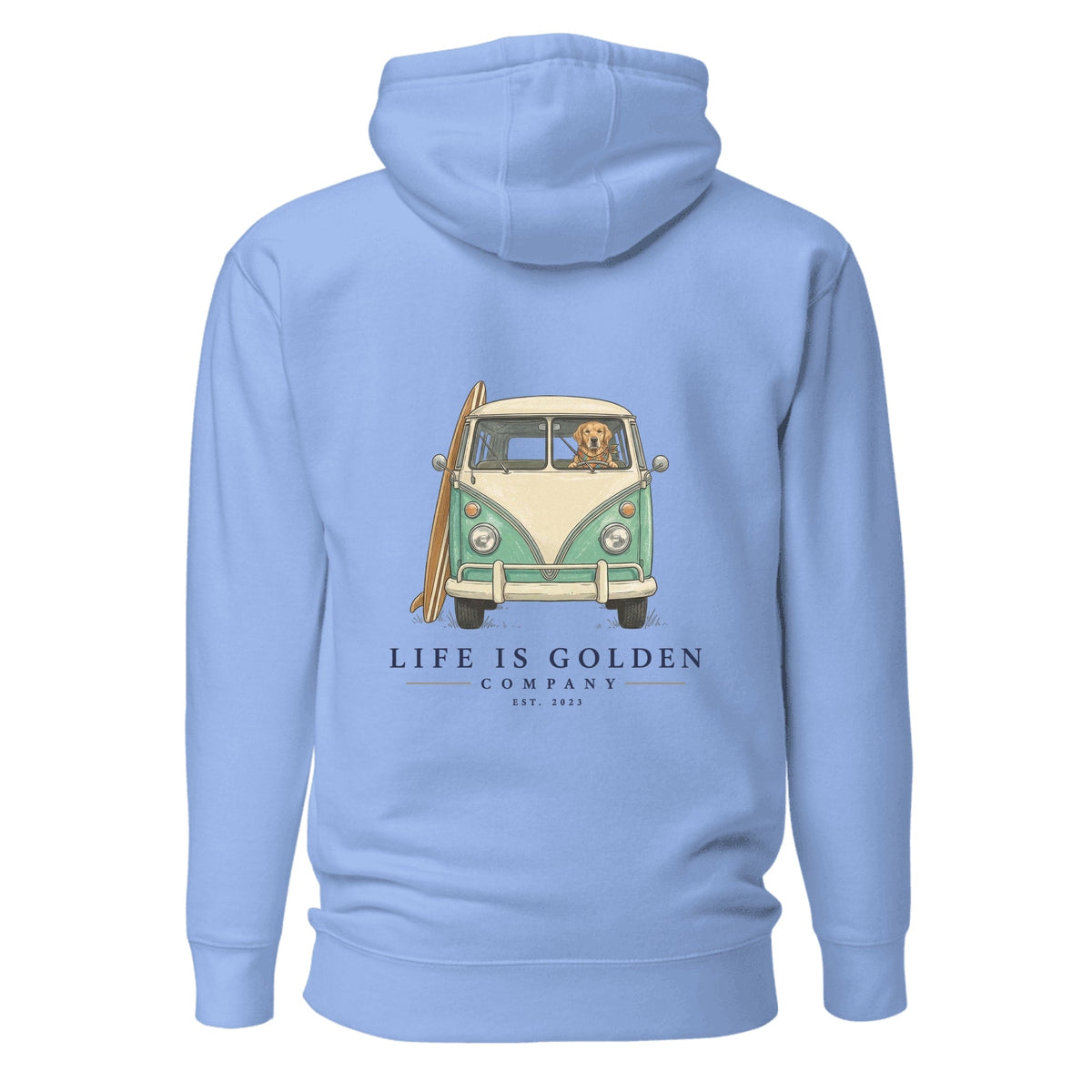 The Board Rider Hoodie — Carolina Blue