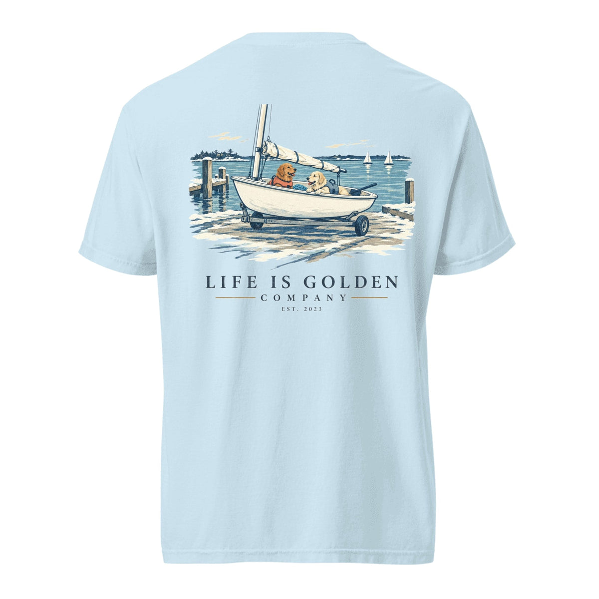 Frostbite Fleet Heavyweight Tee — Chambray