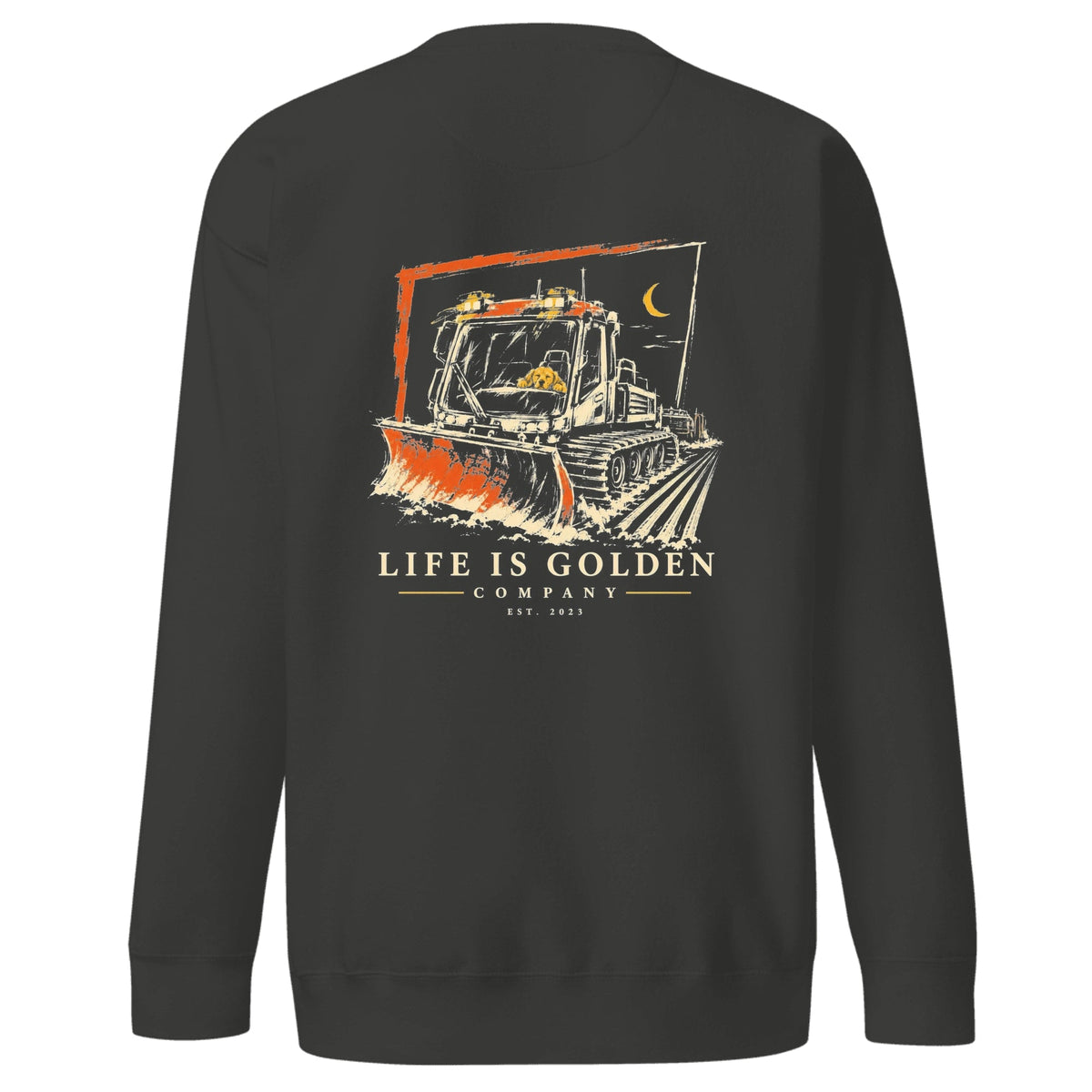 Corduroy Crew Crewneck — Charcoal Heather